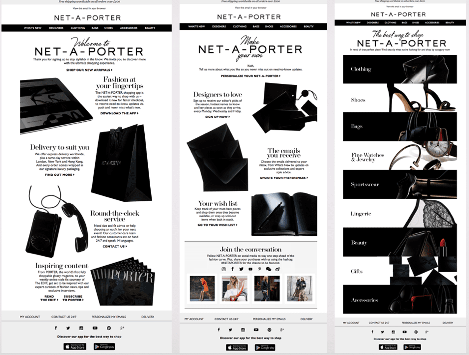 Net-a-Porter email