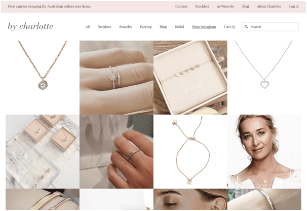 Visitor landing page