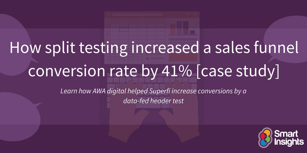 How split testing increased a sales funnel conversion rate by 41% [case ...