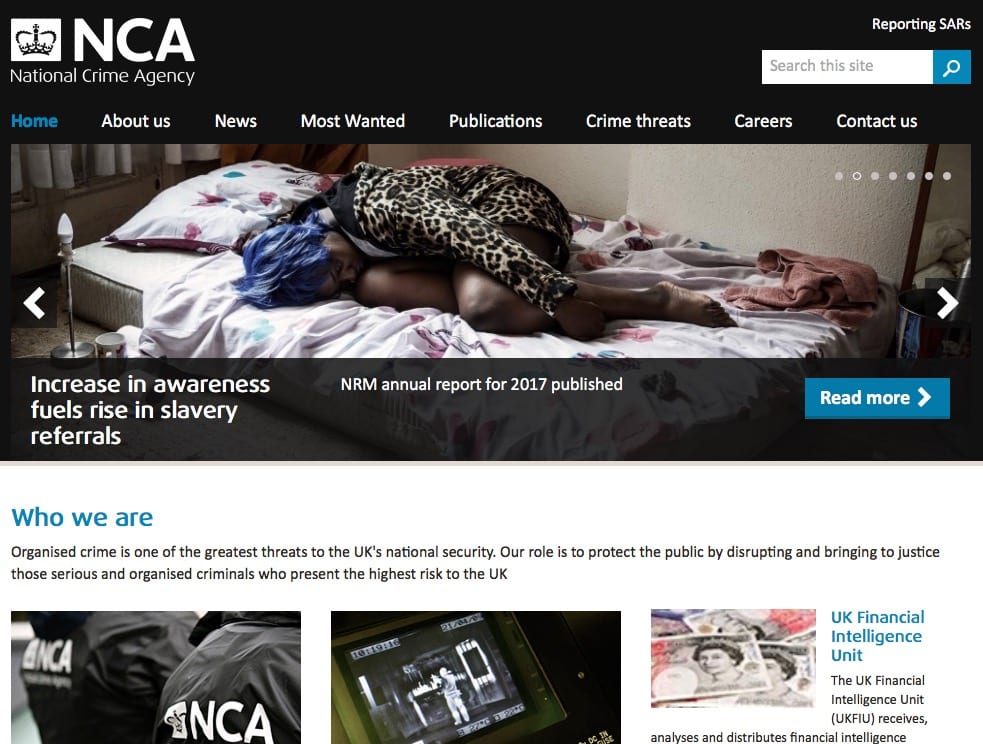 NCA website