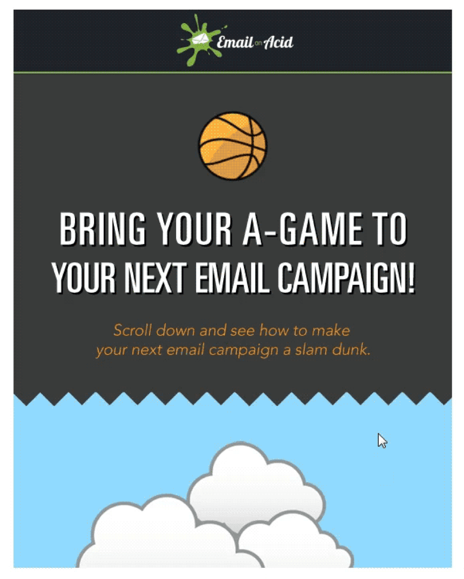 parallax scrolling in emails