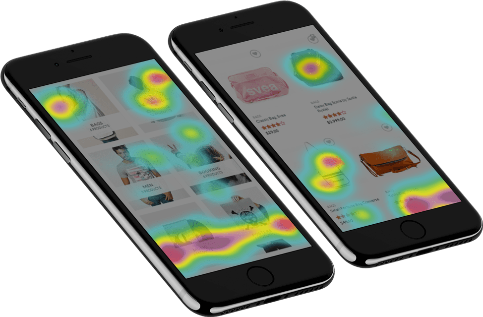 qualitative analytics touch heatmaps