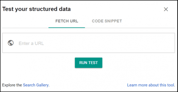 Google Data testing tool