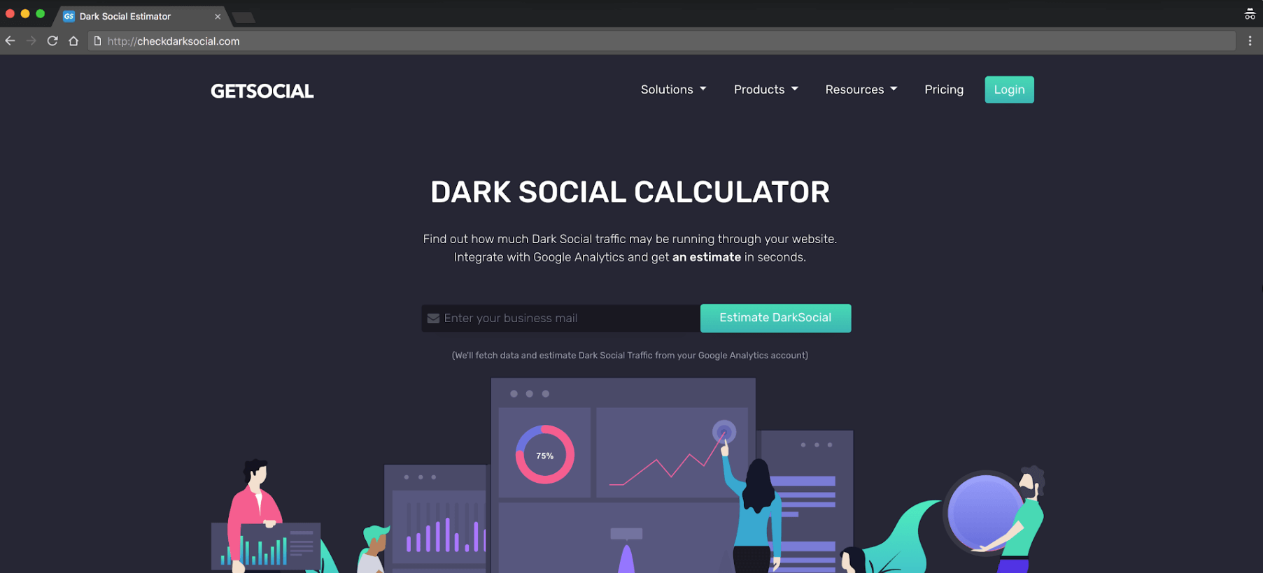 Dark social Calculator