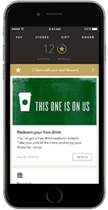 Starbucks omnichannel example