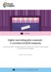 Digital marketing plan example for an e-commerce/retail company