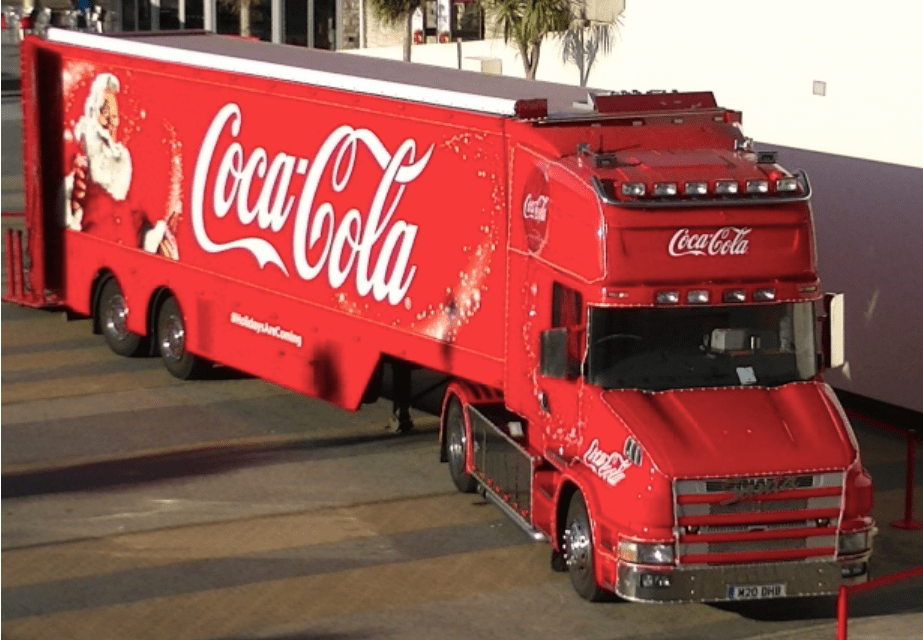 Coca-Cola Christmas truck