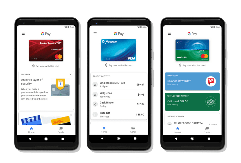 Google Pay design