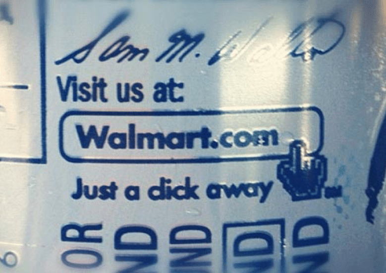 Walmart advert