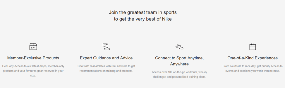 Nike Membership Plus benefits