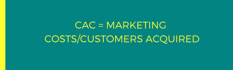 CAC + Marketing cost:customers acquired