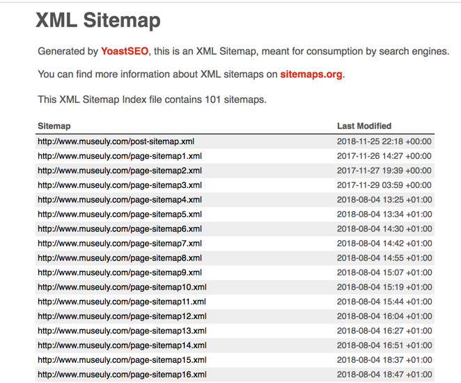 XML Sitemap