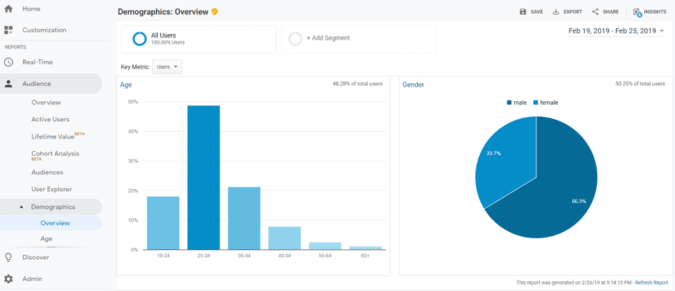 Google Analytics users