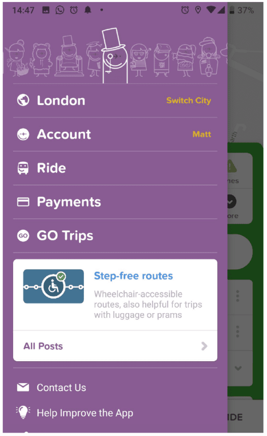 CityMapper app