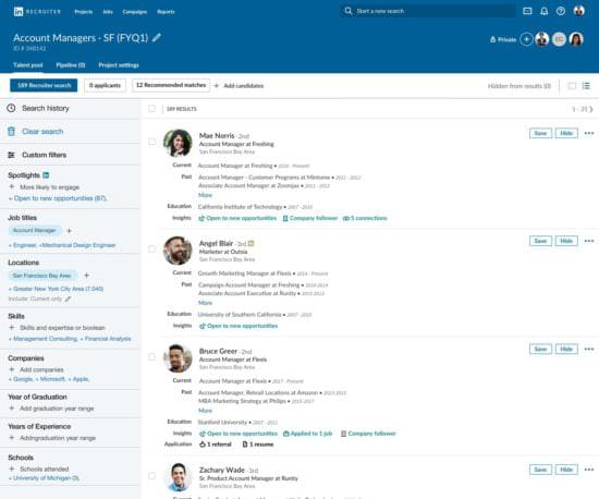 LinkedIn recruiter tools updates