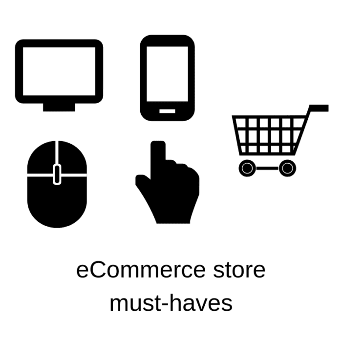 E-commerce stores must-haves