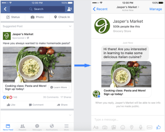 A detailed guide to advertising on Facebook Messenger | Smart Insights