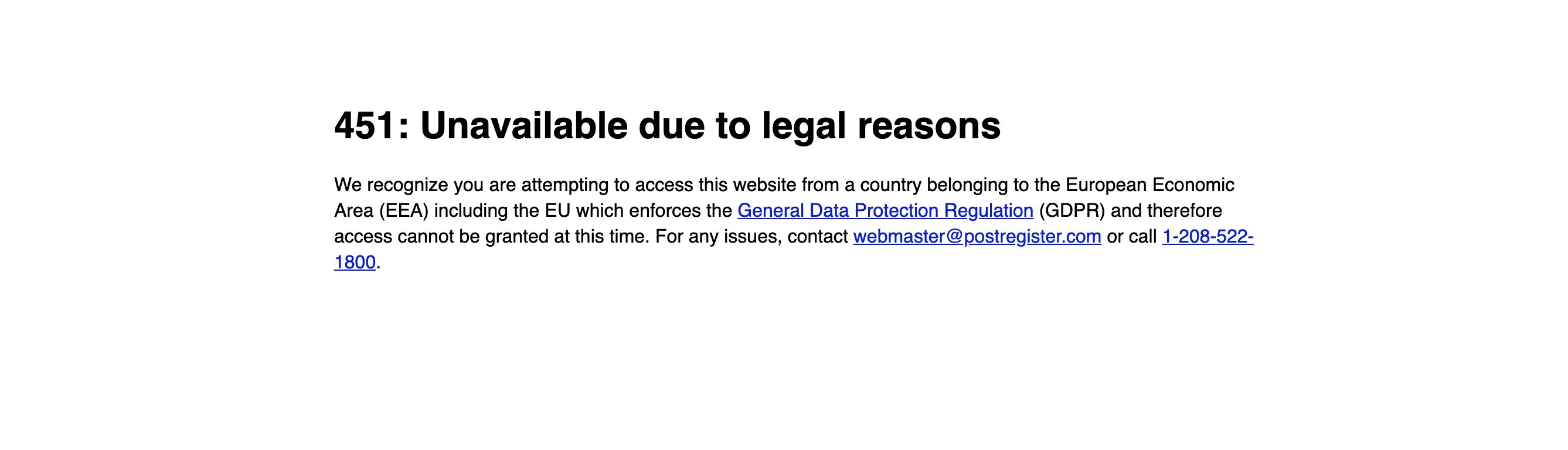 The Register GDPR warning