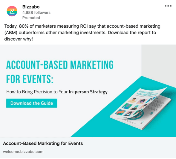 Bizzabo paid ad