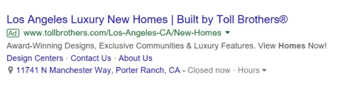 Google snippet example