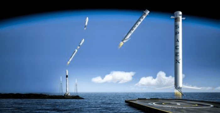 SpaceX reusable rocket