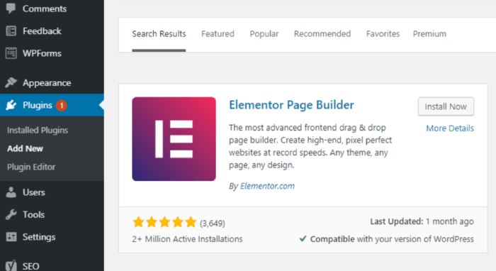 Elementor Page Builder