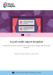 Modelo de relatório de mídia social