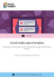 Social Media Report Template Cover