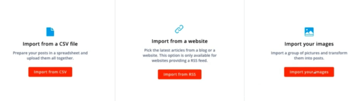 Agorapulse import images