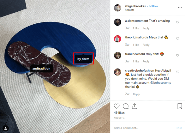 abigailbrookes influencer Instagram post