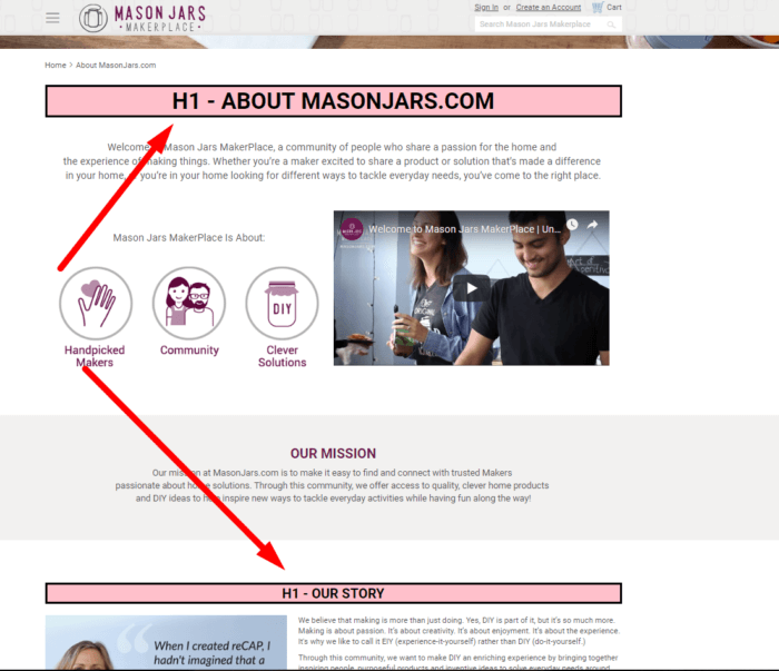 63 - Mason Jars SEO mistakes 5
