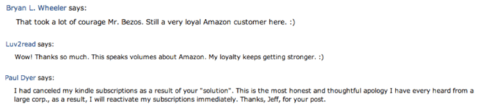 Response to Jeff Bezos apology