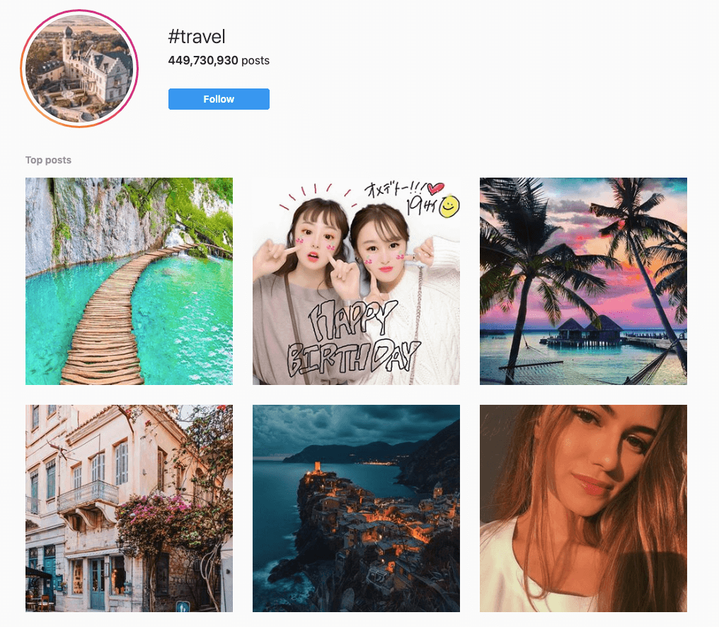 #Travel on Instagram