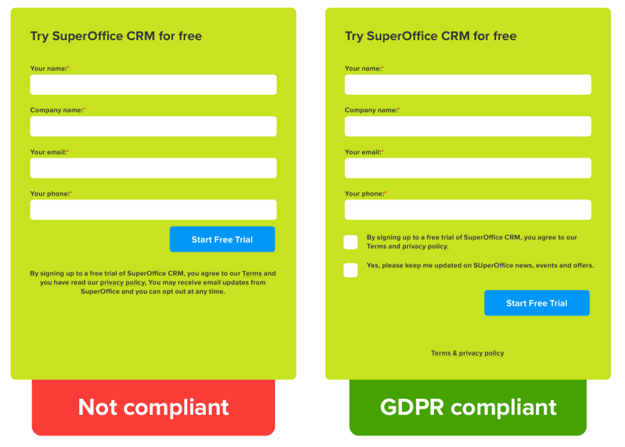 GDPR Compliant Consent