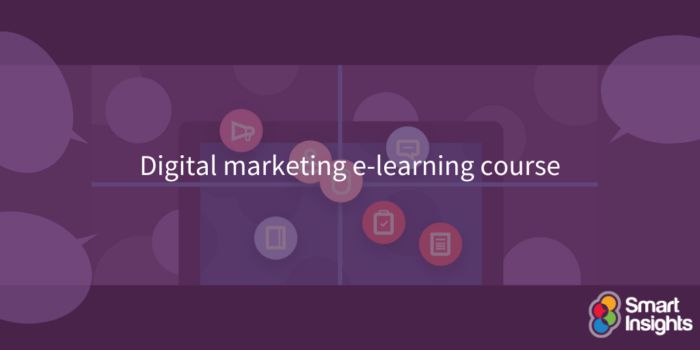 Digital marketing e-learning course