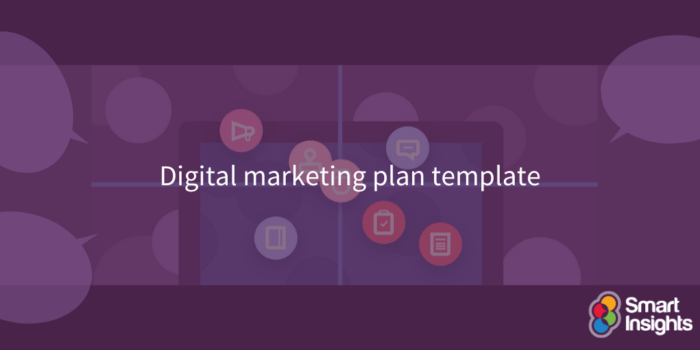 Digital marketing plan template