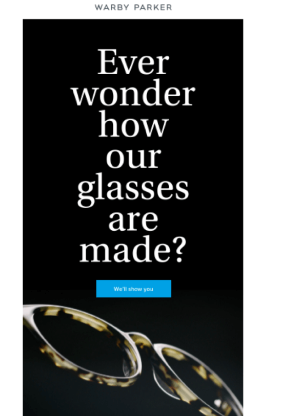 Warby Parker Email