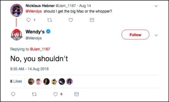 Wendys Tweet 2