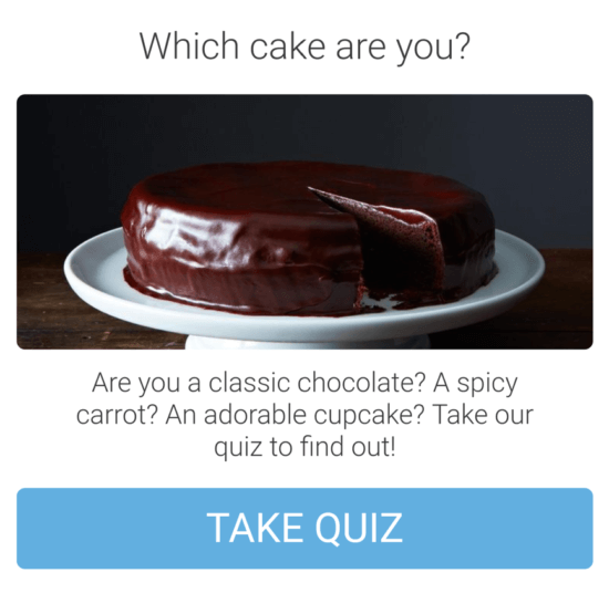 Food52 website quiz