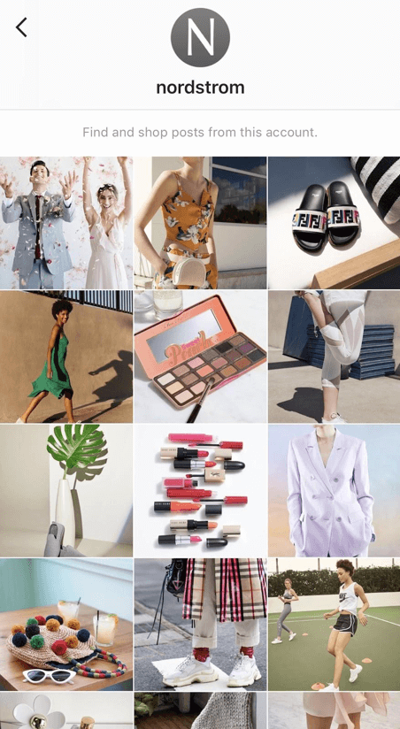 Nordstrom Social Media Posts