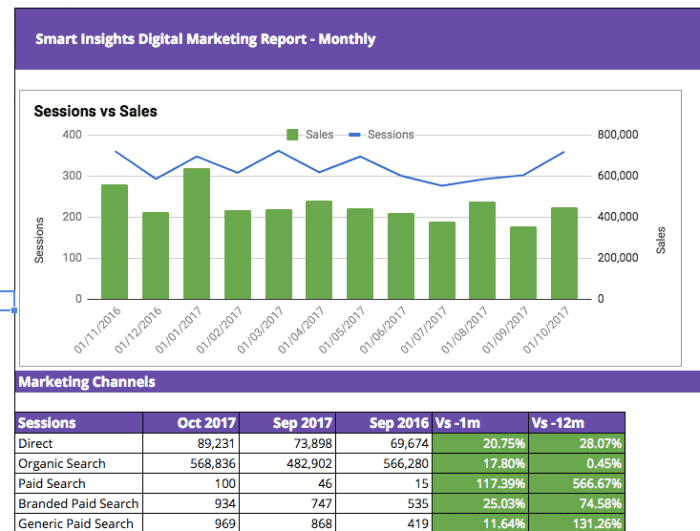 Marketing report