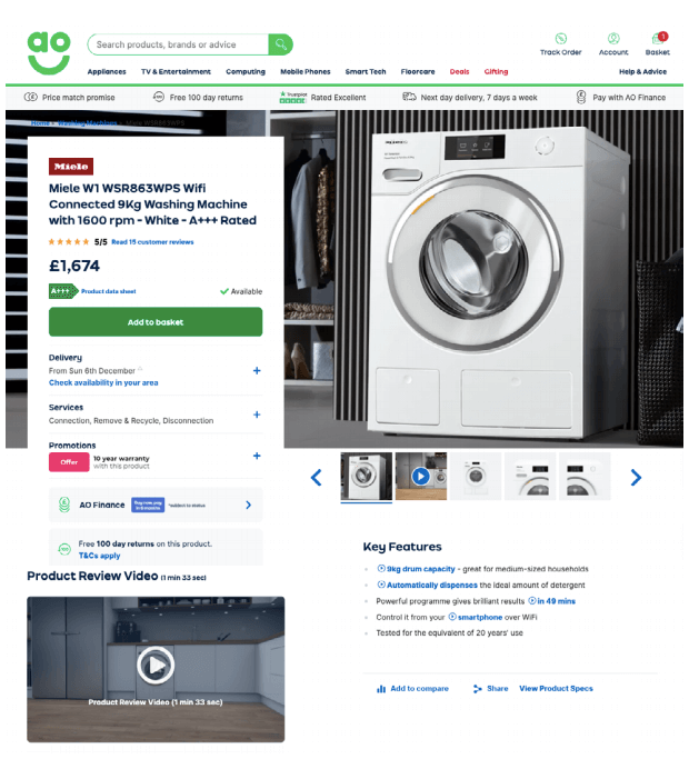 E-commerce reviews